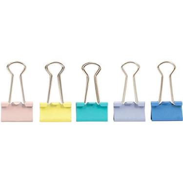 Imagem de Prendedor De Papel Cis-113019 Binder 19mm Pastel - Blister com 8, Sertic, 58.1800, Mult...
