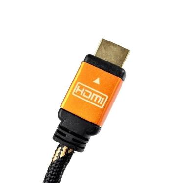 Imagem de Cabo Hdmi Evus 1,8m V2.0 4k Ouro M/m C-049 6,5mm