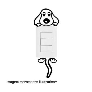 Imagem de Adesivo Para Interruptor Cachorrinho Mod 01 - Lojinha Da Luc