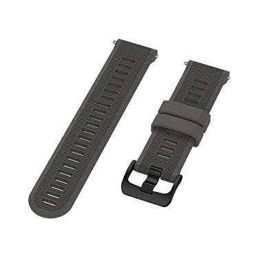 Imagem de C2D JOY Pulseira de liberação rápida compatível com Garmin Forerunner 955 (Solar) Pulseira de relógio de substituição também para 945 LTE/745 – Pulseira de silicone, regular (nº 32)