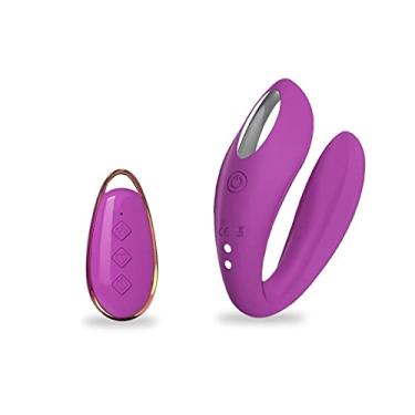 Imagem de Vibrador Erótico Controle Remoto Sem Fio Estimulador 10 Velocidades Clitóris e Ponto G Zatla Shop (Roxo)