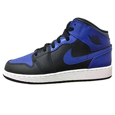 Imagem de Nike Tênis de basquete masculino, Preto Hyper Royal White, 20