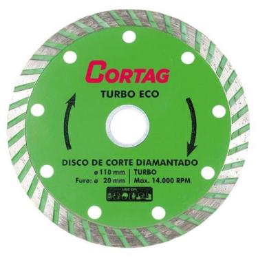 Imagem de Disco De Corte Diamantado Turbo Eco 110mmx20mm - Cortag