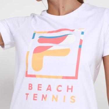 Imagem de Camiseta Feminino Fila Beach Tennis Branco