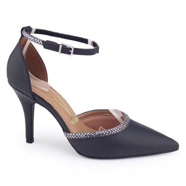 Imagem de Sapato Scarpin fem Vizzano 1184.1180 tira strass 