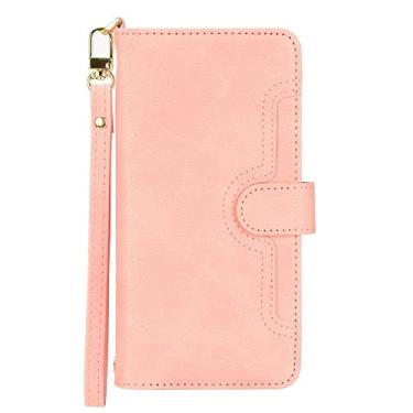 Imagem de IDEWEI Capa com ranhura para cartão para ASUS Zenfone 8 Flip ZS672KS Capa flip com suporte para ASUS Zenfone 8 Flip ZS672KS Retro Magnetic Phone Shell Capa de telefone carteira com slots de cartão