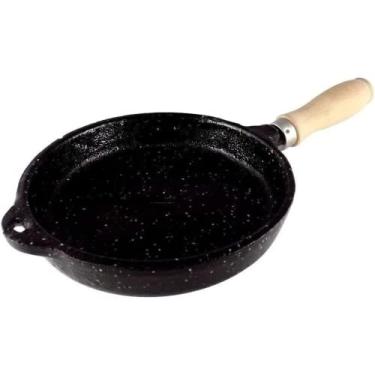 Imagem de GW STORE - Frigideira de ferro fundido esmaltado de 15 cm | Queijo derretido Provolone