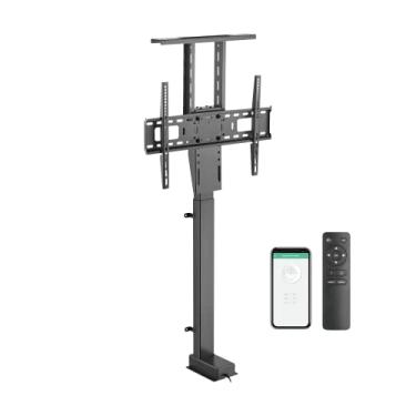 Imagem de ynVISION.DESIGN Motorized TV Lift Mount for 37"-80" TV's | Vertical Lift Motor TV Stand with RF Remote and Smart Phone Control via WiFi