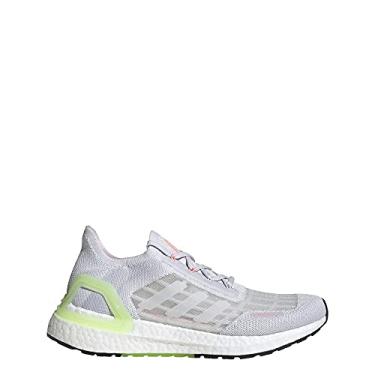 Imagem de adidas Tênis de corrida feminino Ultraboost Summer.rdy, Cinza/branco/vermelho claro, 35