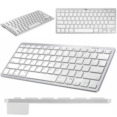 Imagem de Teclado Bluetooth para iPad 10a Geração 10.9" Branco - BD Net Collecti