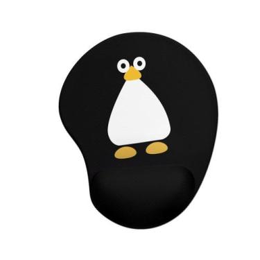 Imagem de Mouse pad Ergonômico Linux Cute Tux - Artgeek