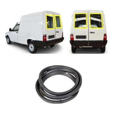 Imagem de Borracha Do Vigia Porta Traseira Fiat Fiorino 1984 A 2016 - Disk Bor