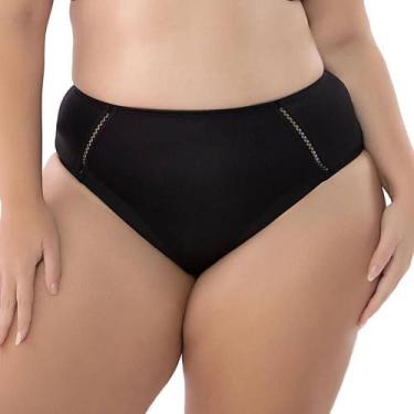 Imagem de Calça Alta DelRio 50614 Detalhe Crochê, Preto, G