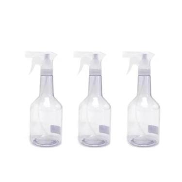 Imagem de Kit 3 Borrifador Pulverizador Spray Manual 550ml - JRD
