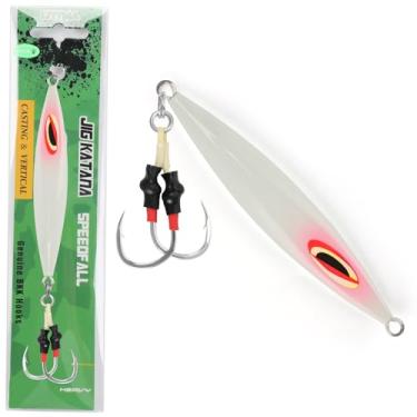 Imagem de LITTMA Slow Pitch Jigs LITTMA Butterfly Vertical Speed Lure Flat Fall Saltwater Fishing Iscas Chumbo Metal Flat Jigs Jigging Iscas Brilhantes Iscas Artificiais Jig