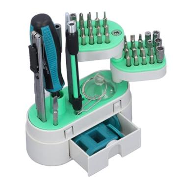 Imagem de Conjunto Versátil de Chaves de Fenda Conjunto Magnético Excelentes Bits de Metal Conjunto de Chaves de Fenda para Reparo Eletrônico Design Ergonômico Armazenamento Conveniente