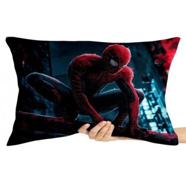 Imagem de Capa Travesseiro fronha com ziper 50x70  Homem Aranha 3D - Empório Dut