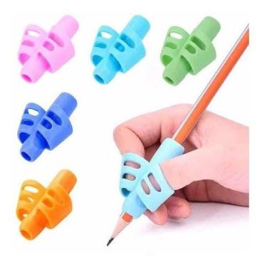 Imagem de Adaptador Escrita Apoio De Dedos Stetro Ergonômico ( 3 Pçs ) - oem