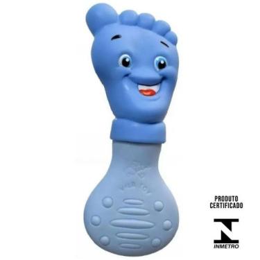 Imagem de Mordedor Macio  Vila Toy Pezinho  Azul, 1, Azul