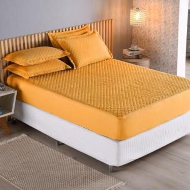 Imagem de Capa Para Colchão Casal Padrao Colcha Cobre Leito Junior Matelada  Var