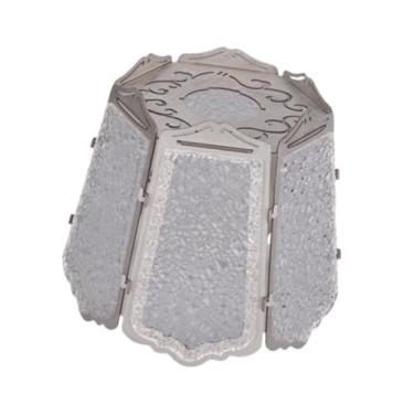 Imagem de Dynwave Capa para abajur de acampamento, abajur de lanterna de acampamento para abajur de mesa ou pendente, Prata