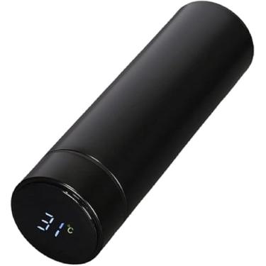 Imagem de Garrafa Térmica Inox A Vácuo Termômetro Display Led 500 ML