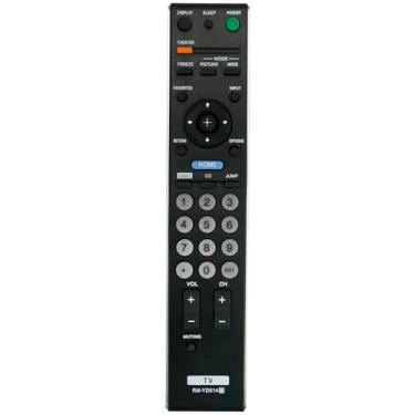 Imagem de AIDITIYMI Controle remoto de substituição RM-YD014 compatível com Sony TV KDL-40V4100 KDL-40V4150 KDL-40VL130 KDL-40WL135 KDL-40XBR4 KDL-40XBR5 KDL-42V4100 KDL-46V3000 KDL-46V4100 KDL-46V4100