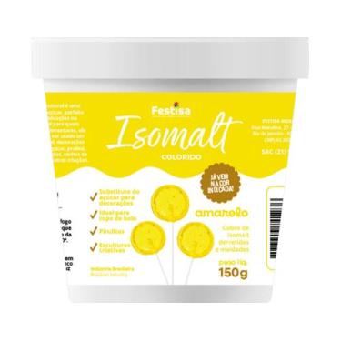 Imagem de Isomalt Festisa 150g - Colorido, Amarelo