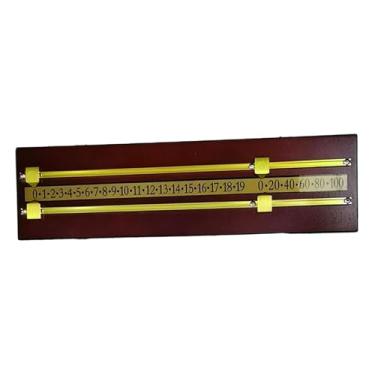 Imagem de Pegciuho Sonooker Billiard Score Board for Player Club Billiard Acessórios, Marrom