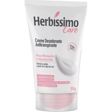 Imagem de Desodorante em Creme Herbíssimo Antitranspirante Rosa Mosqueta e Niacinamida 55g