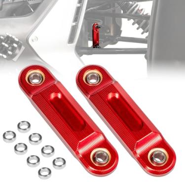 Imagem de Links de extremidade de barra oscilante – Kit de elos de extremidade de junta de alumínio para Can-Am Ryker 600/900 / Rally (2019-2025) e Sport (2022-2025) (Vermelho)