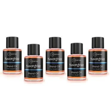 Imagem de Kit 5 Óleo Reparador de Pontas Brscience Fusionfrizz Blend Oil 7ml