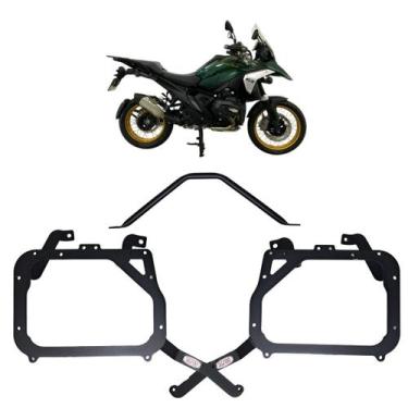 Imagem de Suporte Baú Independente BMW R1300 GS 2024+ Preto Fosco - Inclui Fixaç