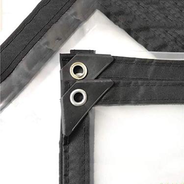 Imagem de MTYLX Folha de lona de cobertura à prova d'água, rede de guarda-sol, pano de sombra, lona de polietileno transparente cobre barraca para acampamento e exterior - capa impermeável, espessura 0,12 mm, E