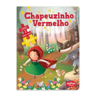 Imagem de Livro - CHAPEUZINHO VERMELHO: LIVRO COM QUEBRA CABEÇA