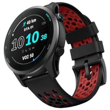 Imagem de OVERSTEP Pulseira de relógio de silicone macio de 22 mm compatível com Garmin Vivoactive 4, Venu 2, Forerunner 255, Forerunner 265 Smartwatch