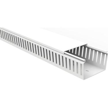 Imagem de Canaleta para Painel Tramontina Semiaberta Branca 80x50x2000 mm