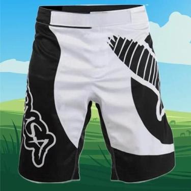 Imagem de Shorts De Treinamento De Boxe Black Dragon Eagle MMA Respirável Esport