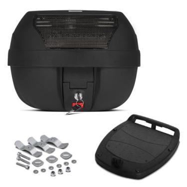 Imagem de Baú Bauleto De Moto 28 Litros Pro Tork Com  Base Xtz 150 Crosser, FUMÊ