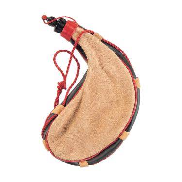 Imagem de Coghlan's Bolsa bota tradicional espanhola, garrafa de vinho de couro de 1 litro com alça trançada – Forro de poliéster durável para acampamento, caminhada e aventuras ao ar livre