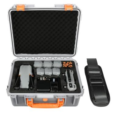 Imagem de Capa rígida para DJI Air 3S/Air 3 – estojos de transporte à prova d'água, bolsa de armazenamento portátil para DJI Fly More Combo, controle RC 2/RC-N2/RC-N3, baterias, carregador, cabos, acessórios
