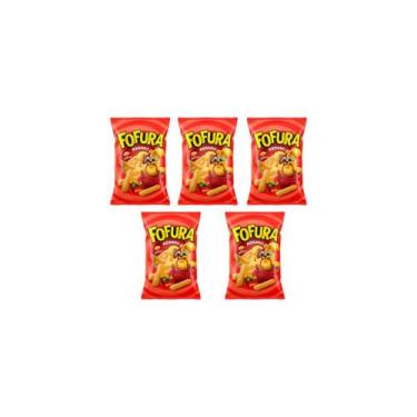 Imagem de Salgadinho Fofura Queijo 60g Kit com 5 unidades