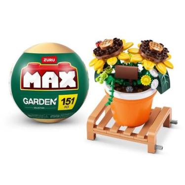 Imagem de Blocos De Montar Max Premium Garden - Girassol 151 Pçs - Candide