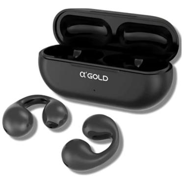 Imagem de Fone bluetooth esportivo, condução óssea, sem fio, BT33 Bluetooth 5.3, earcuffs, corrida, resistente à água, compatível com iOS e Android