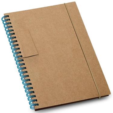 Imagem de Caderneta 14X18Cm 60 Fls Pautadas Study Topget - Azul Claro