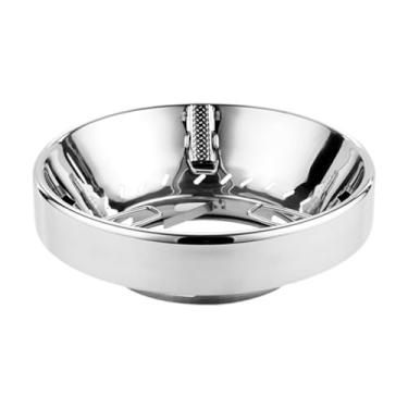 Imagem de YWJLQH Anel de proteção contra vento para fogão a gás, anel de economia de energia, proteção contra vento, suporte para fogão wok para cooktop, Prata