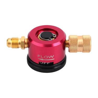 Imagem de Nitrogênio Purga Ferramenta para HVAC, Prêmio Latão Regulador de Nitrogênio Durável Solda Limpeza Ferramenta para CA Purga de Refrigerante e Tubos Proteção (Vermelho)