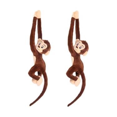 Imagem de Macaco de pelúcia zhidiloveyou Hanging Monkey 70 cm para crianças, 2 u