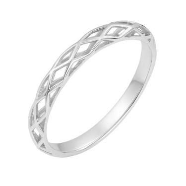 Imagem de Anel Vazado Soft Folheado Prata 925 - Papillon Semi Jóias, 18