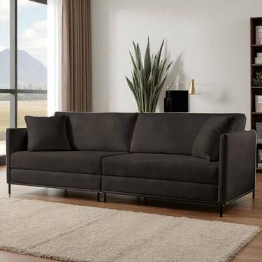 Imagem de Sofá Fixo Ravi 4 Lugares Luxo 2,70m Castellar Móbile